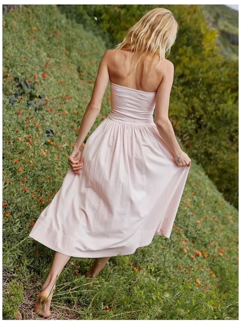 Free People Onda Tube Midi Dress EUC/NWOT